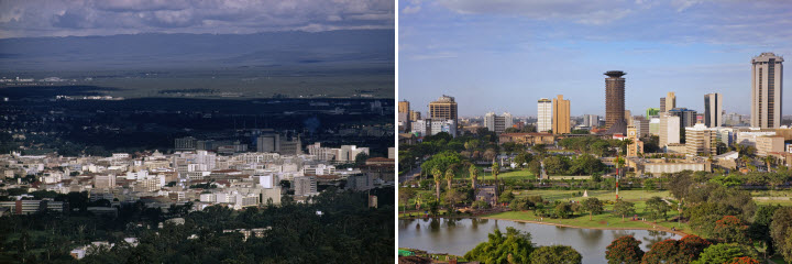 Nairobi DÅ och NU