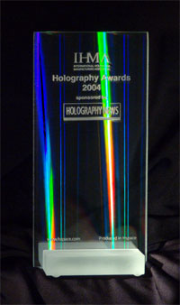 Priset presenterades på Holopack*Holo-print The Holography Conference Las Vegas Nevada November 2012 