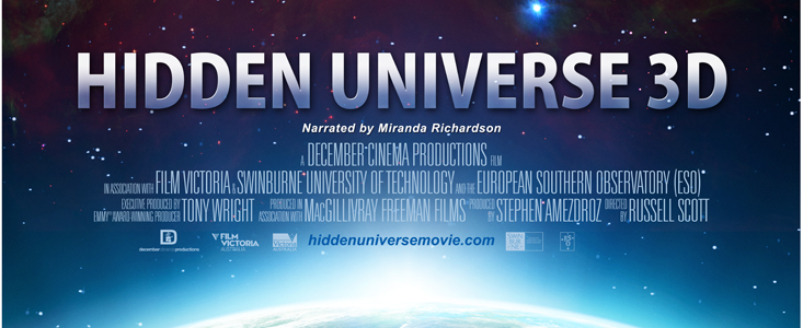 Poster for the IMAX® 3D movie Hidden Universe