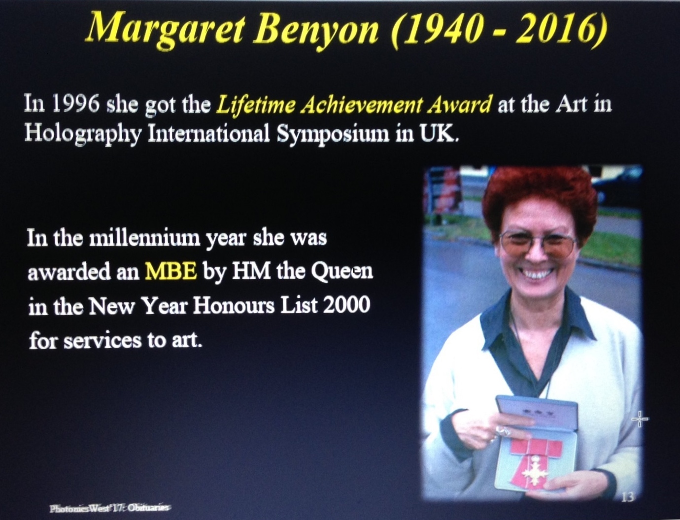 Margaret Benyon 14